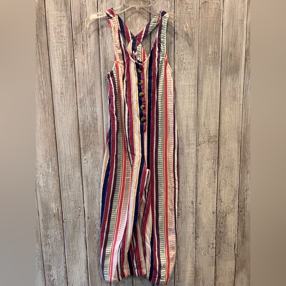 True Craft Striped Multicolor Jumpsuit
